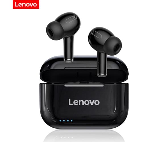 Original Lenovo LP1s TWS Wireless Earphone Bluetooth 5.0 Dual Stereo Noise Reduction Bass LP1 New Upgraded Version Touch Earbuds