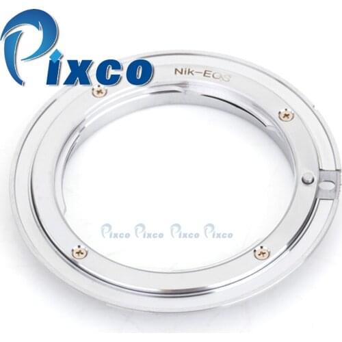 Pixco For NIK-EOS Lens Adapter Suit For NIKON F Mount Lens to Suit for Canon EOS Camera