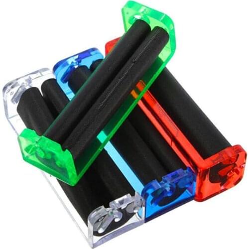 Portable Manual Tobacco Cigarette Rolling Machine for 70mm plastic Smoking Rolling Papers Cigarette Maker Too