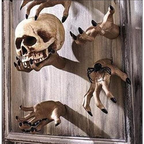 Halloween Ghost Hand Devil Hand Claw Halloween Decoration Pendant Resin Decoration Home Decoration Haunted House Family Party
