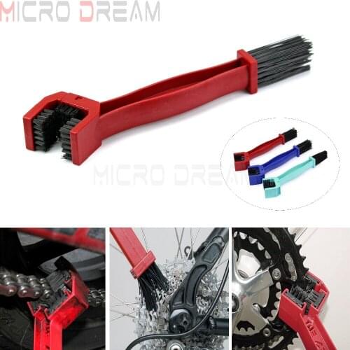 Motorcycle Bicycle Chain Grunge Brush Cleaner Cycling Gear Chain Cleaning Tool Universal Outdoor Maintain Clear Brusher