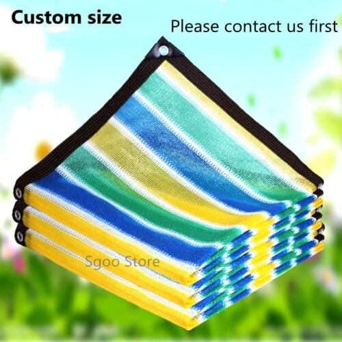 Custom size Anti-UV HDPE Sun Shading Net Garden Greenhouse Succulent Plant Sunshade Net To France