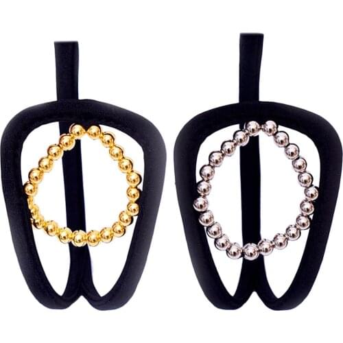 2Pcs G C String Thongs Women Knickers Lace Thongs G - Strings Penties - 2xSilver, as described