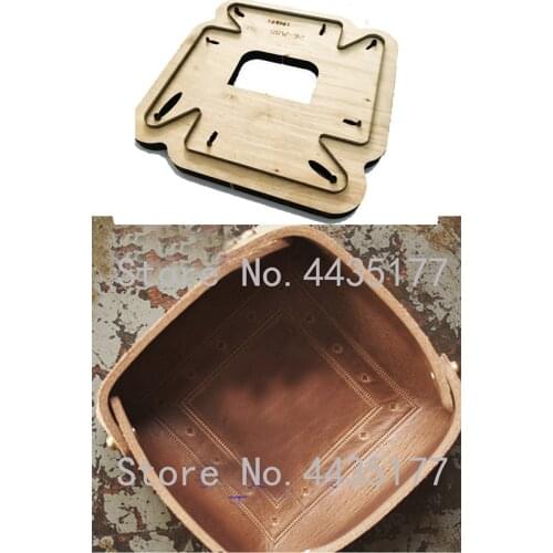 Japan Steel Blade Wooden dies DIY leather craft tray Leather plate die cut knife mould Sewing Accessories Leathercraft tool set