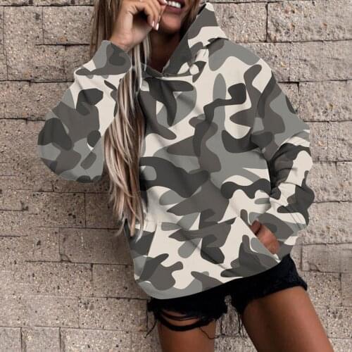 Long-sleeved Hooded Sweatshirt Womens Harajuku Oversized Hoodie Animal Print Casual Pullover Women Sweetshirts Худи Оверсайз