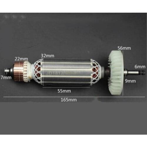 1PC Angle Grinder Rotor Accessories Armature Rotor Fit For MAKITA 9556 9558 9556HN 9558HN Angle Grinder Power Tool Parts