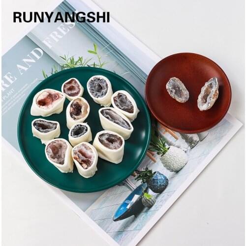 1PC Natural Rare Crystal Agate Cave crystal cluster Mineral Aura Healing Srone For Home decoration specimen (random)