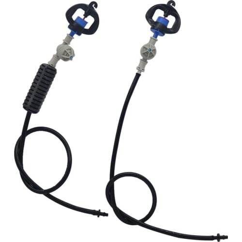 10 sets Rotary misting Atomized micro-nozzles Spherical Anti-drip Device Hanging Hammer water kits garden irrigation fittings