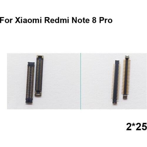 10pcs Dock Connector Micro USB Charging Port FPC connector For Xiaomi Redmi Note 8 Pro logic on motherboard mainboard Note 8pro
