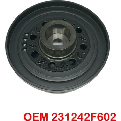 231242F010 Genuine Engine Damper Pulley for kia Sorento 2010-2013 Sportage R 2011-2014 for hyundai Maxcruz 2013-2015 231242F602