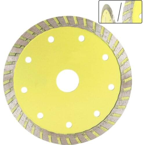 5 Inch 125mm Diamond Porcelain Saw Blade Hot Pressed Sintered Mesh Turbo Cutting Disc Cold Disc For Marble Tile Brick Cutter