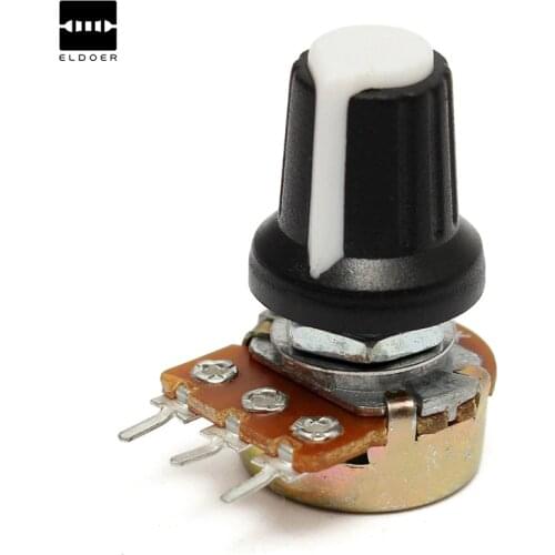 5pcs 10K OHM 3 Terminal Linear Taper Rotary Volume B Type Potentiometer Pot New Arrival High Quality