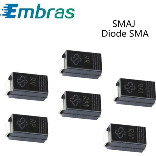 50Pcs SMD TVS Diodes SMAJ190A SMAJ200A SMAJ220A SMAJ250A SMAJ300A SMAJ350CA SMAJ400CA SMAJ440CA SMAJ 400W 5A SMA