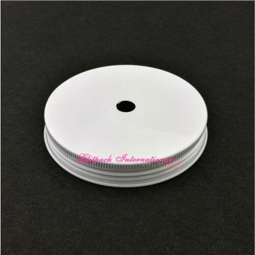 5000pcs 83*14*0.3 All White Aluminum Metal Lids for Canning Ball Jar,Cap with hole,Screw ball jar lids,Jars Closure Wholesale