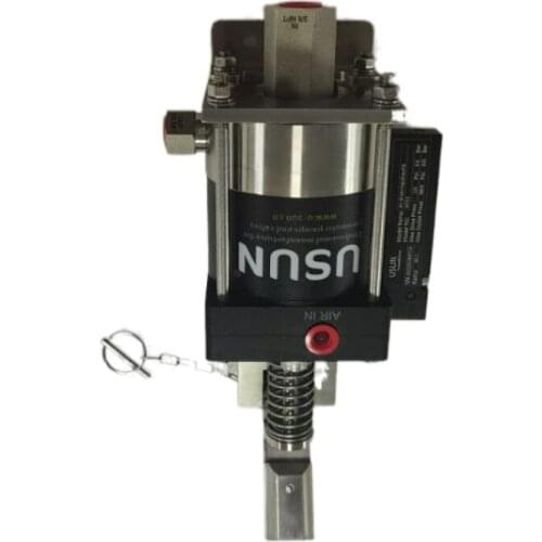 Free shipping Wellness Model : M36S-H 15-30MPA Portable mini pneumatic driven hydraulic pressure pump with hand operation