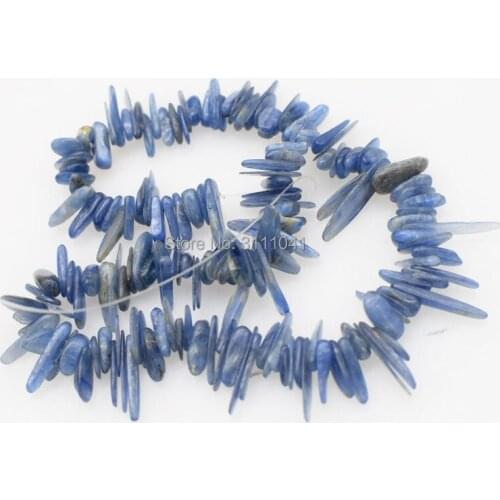 Blue kyanite branch baroque 10-28mm 15" for DIY jewelry making loose beads FPPJ wholesale beads nature gem stone