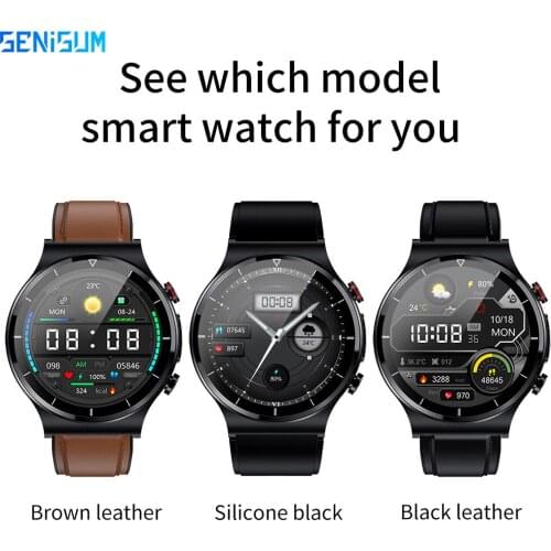 Wireless Charging Watch 1.32'' Screen ECG PPG AI Medical Diagnosis Body Temperature Blood Oxygen Respiration Rate Bracelet Men