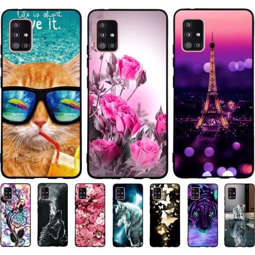 For Samsung Galaxy A31 A41 A70E A51 A71 5G Case Phone Cover For Samsung A31 A315F 6.4" Silicon Soft TPU Bumper full Protective