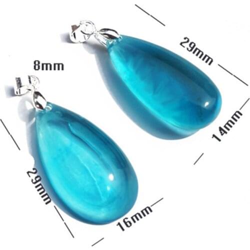 6Pcs 3 Shapes Teardrop Earrings Pendant Mold Epoxy Resin Jewelry Making Tools