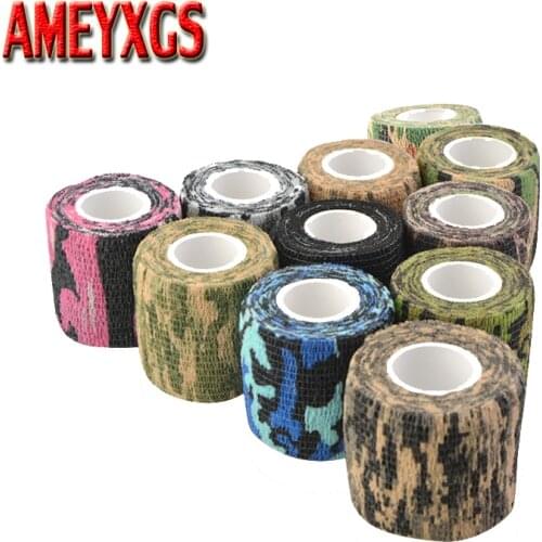 Archery Camo Outdoor Hunting Shooting Tool 5cmx4.5m Camouflage Stealth Tape Waterproof Wrap Outdoor Accessory