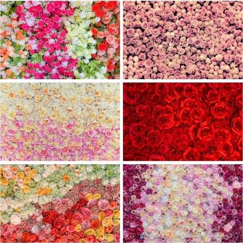 Laeacco Wedding Photocall Floral Wall Flowers Baby Shower Newborn Birthday Party Photography Backdrops Photo Backgrounds Studio