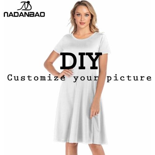 Nadanbao Summer Dresses With Sleeves