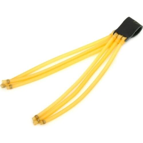 2021 New Six Strips Elastic Rubber Band Slingshot Replacement parts Outdoor Shooting hunting fishing camping tools