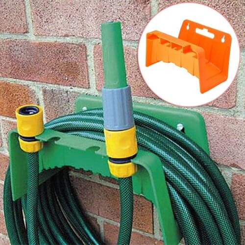 Newly 1pcs Wall Mounted Garden Hose Pipe Reel Hook Hanger Holder Organizer Tool Durable Easy To Install Portable Hose Hook Hot