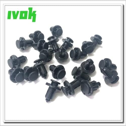 Plastic Rivet Fastener Fender Retainer Push Clips for Honda CR-V Element Fit Mitsubishi Outlander Galant Eclipse MR200300