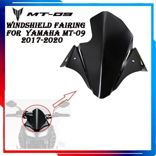 Suitable For Motorcycle Yamaha MT-09 Accessories Aluminum Alloy Material Front Windshield Air Deflector 2017 2018 2019 2020