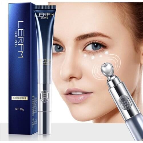 Polypeptide Bright Eyes Electric Massage Eye Cream Anti-Wrinkle Eye Bags, Puffiness and Dark Circles Eye Cream Eye Massage Cream