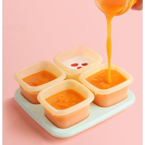 Portable Baby Food Storage Box Essential Cereal Infant Milk Powder Box Toddler Baby Feeding Tableware Kids Snacks Container