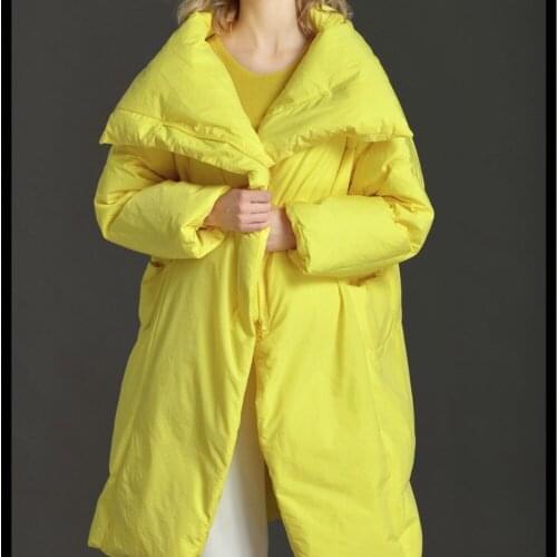 2020New Womens Down Jacket European And American Fashion New Long Down Jacket