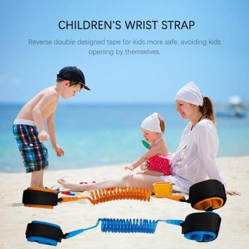 1.5m Adjustable Children Kids Safety Anti-lost Wrist Link Band Bracelet Wristband Secure For Baby Harness Strap Rope Leash
