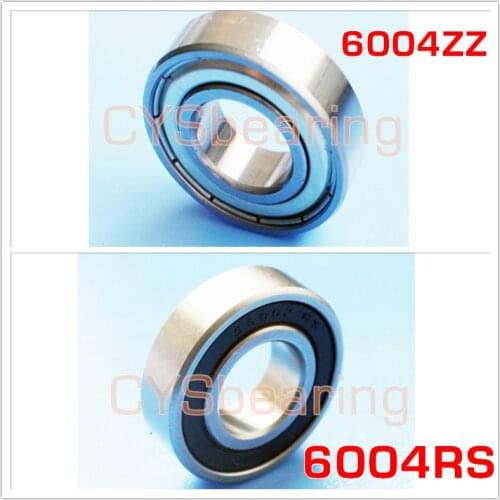 S6004 6004 2RS 20X42X12Mm 6004 6004ZZ 6004RS Deep Groove Ball Bearing