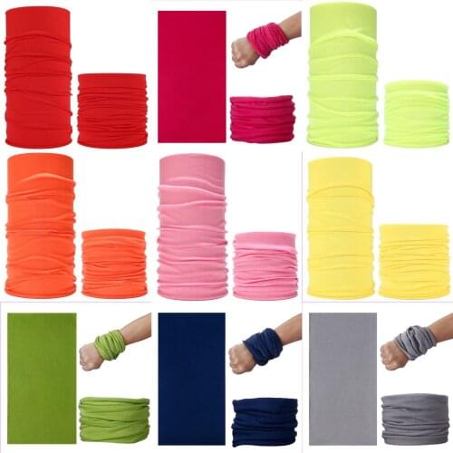 Unisex Neck Gaiter Tube Ring Scarves Pure Half Face Cover Scarf Windproof Balaclava Headband Face Mask Headscarf 25*50cm