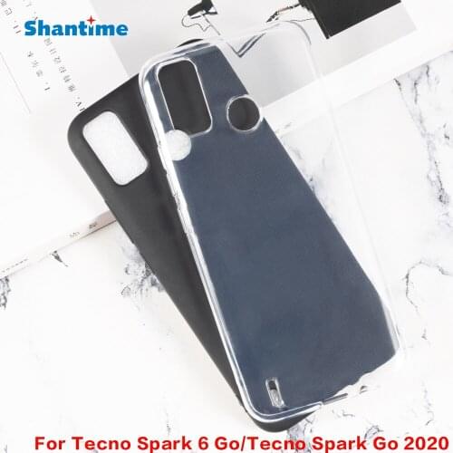 For Tecno Spark 6 Go Gel Pudding Silicone Phone Protective Back Shell For Tecno Spark Go 2020 KE5 Soft TPU Case
