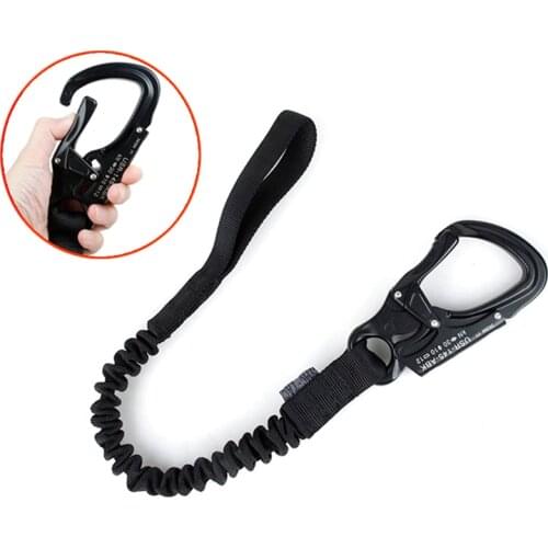 Outdoor Metal D Fixed Buckle Tactics With Field Safety Quick Release Rope Buckle TMC2291