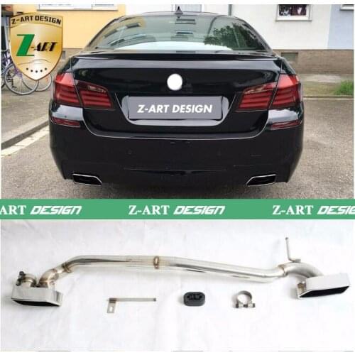 Z-ART high quality exhaust pipe tips muffler exhaust dual tip for BMW Seden F10 5-Series M5 523 525 535