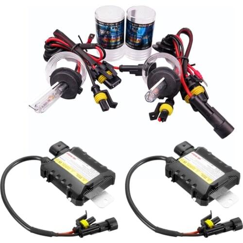 1SET Xenon H7 35W/55W Slim Ballast kit HID Xenon Headlight bulb 12V H1 H3 H11 h7 xenon hid kit 4300k 6000k Replace Halogen Lamp