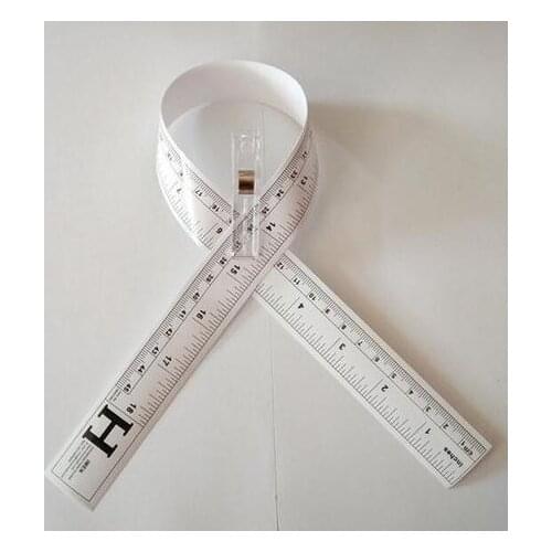 1PCS 45/90cm White Self Adhesive Vinyl Measuring Tape Ruler Sticky Measure