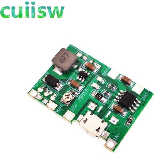 10pcs 3.7V 4.2V Lithium Li-ion 18650 Battery Charger Board DC-DC Step Up Boost Lithium Battery Charging Step-Up Board Module