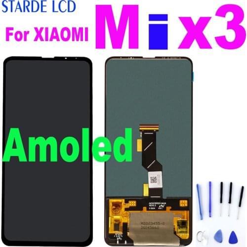 6.9" Amoled LCD For XIAOMI Mi Mix 3 LCD Display Touch Screen with Frame Replacement Screen For Xiaomi Mi Mix 3 Display Mix3 LCD