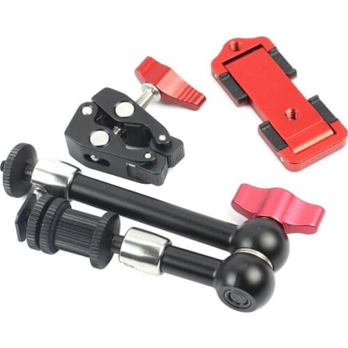 Aluminum 7" 9" 11" 11Inch Adjustable Friction Articulating Magic Arm/Super Clamp For DSLR Monitor LED Light Camera Accessories