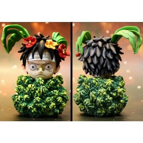 Anime O.n.e.P.i.e.c.e Straw Hat Mission Grass Sanhan Q Version Little Luffy Doll Boxed Figure