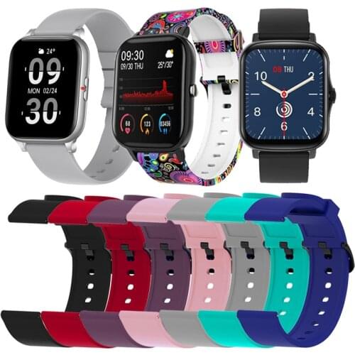 Silicone Band 20mm For Colmi P8 Mix/Plus/Pro/Se V31/V11/V23/P9/P12/P10 Bracelet Smart Watch Strap Replacement Watchband