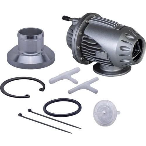 Black and Silver UNIVERSAL 25MM BLOW OFF VALVE BOV SUPER SQV4 IV With Original box and instructions