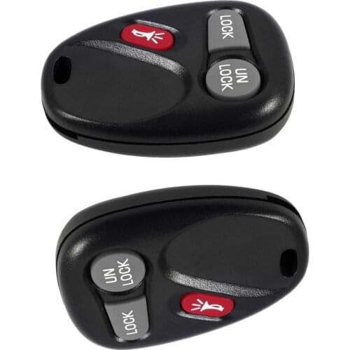 Yetaha 2pcs 315Mhz Remote Key For Chevrolet Silverado Suburban S10 Tahoe GMC Yukon Sierra Sonoma 3 Buttons Car Key