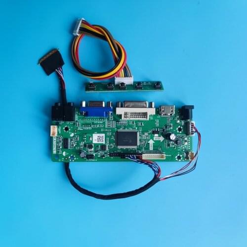 Controller board kit DIY For 15.6" LP156WH2(TL)(RB) 1366X768 LED VGA LCD driver HDMI card DIY DVI screen panel 2019