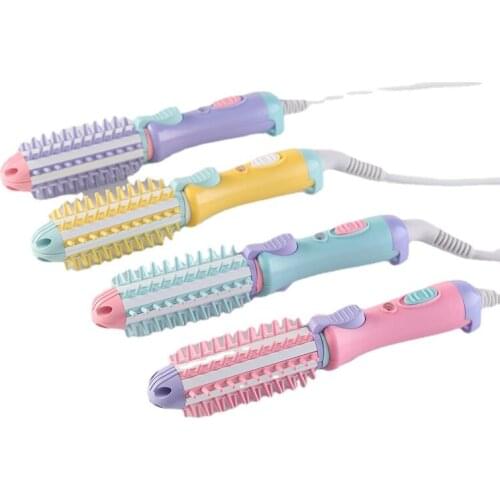 Electric Hair Styler Curler Curling Irons Dryers Travel Hair Straightener Ceramic Ionic Hair Curler Hot Brush Eu Plug